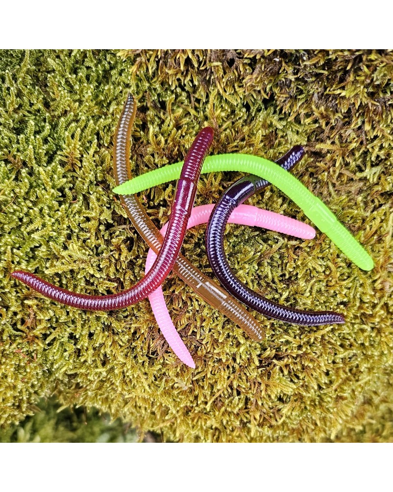 Leurre-souple-Spaghet-Worms-Trwita-Lure-truite-artisanat-francais