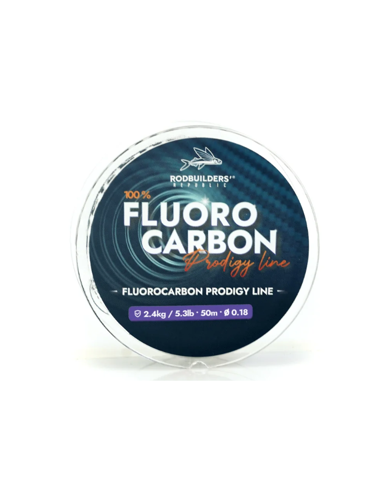 Bobine de fluorocarbone Prodigy Rodbuilders Republic 50 mètres