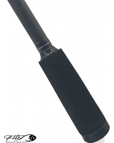 Détail de la poignée en mousse EVA haute densité de la canne verticale pélagique, 28,5 cm